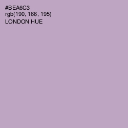 #BEA6C3 - London Hue Color Image